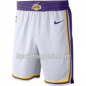 Los Angeles Lakers Uomo Pantaloncini Bianco 2018-19 Nike Swingman